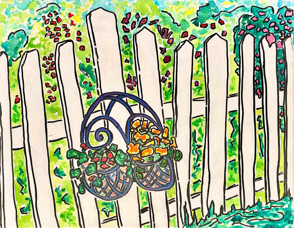The Garden Fence by Don Barnett  Image: The Garden Fence