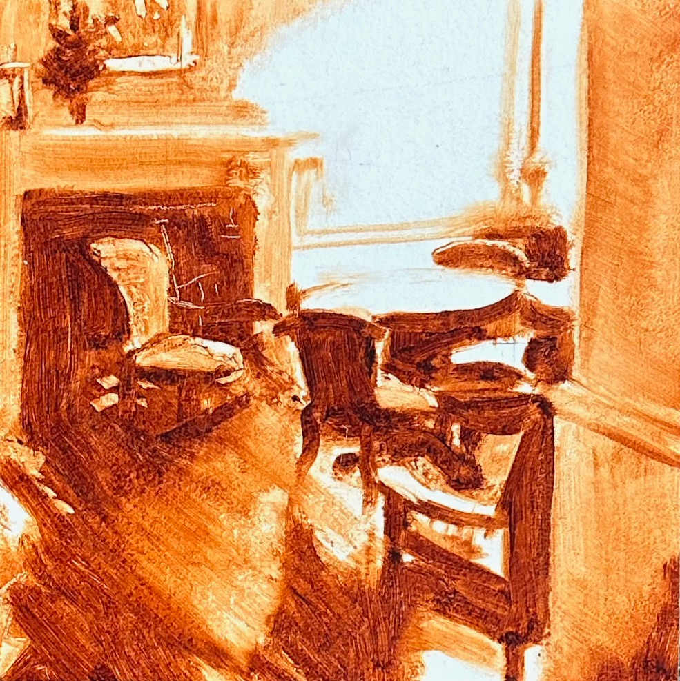 Oceanic Hotel Interior, study by Tori Rasche, Image 3.