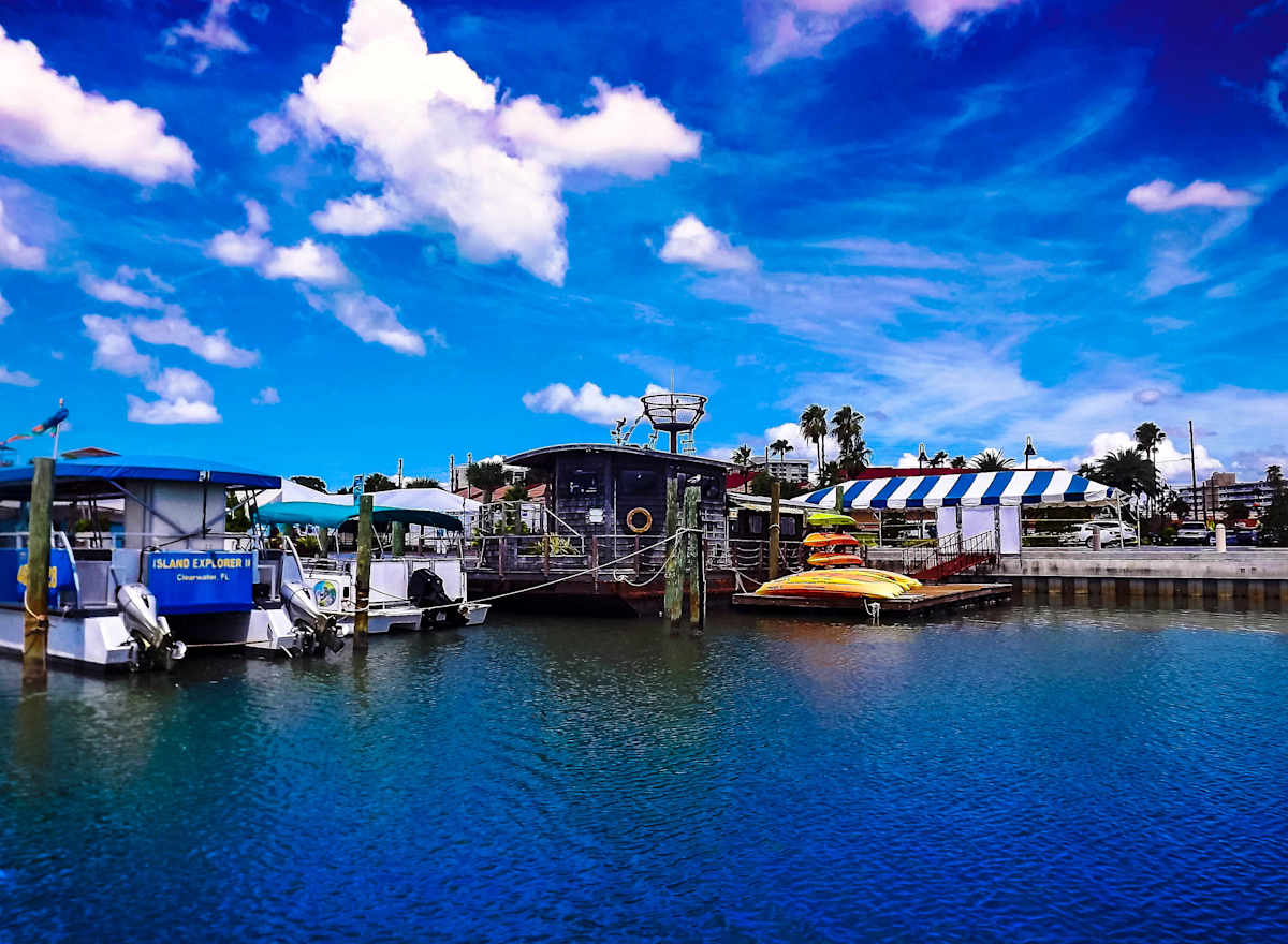 Docks at Clearwater by Lora Wood 