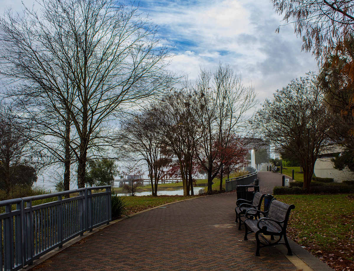 Riverwalk III by Lora Wood 