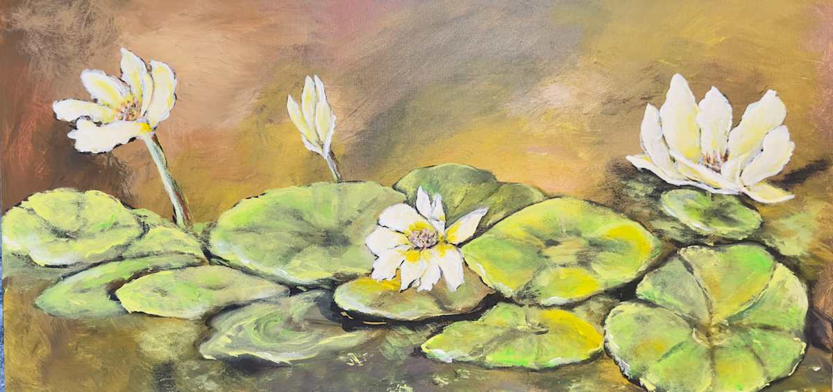 Lilies on the Prairie by Lora Wood 