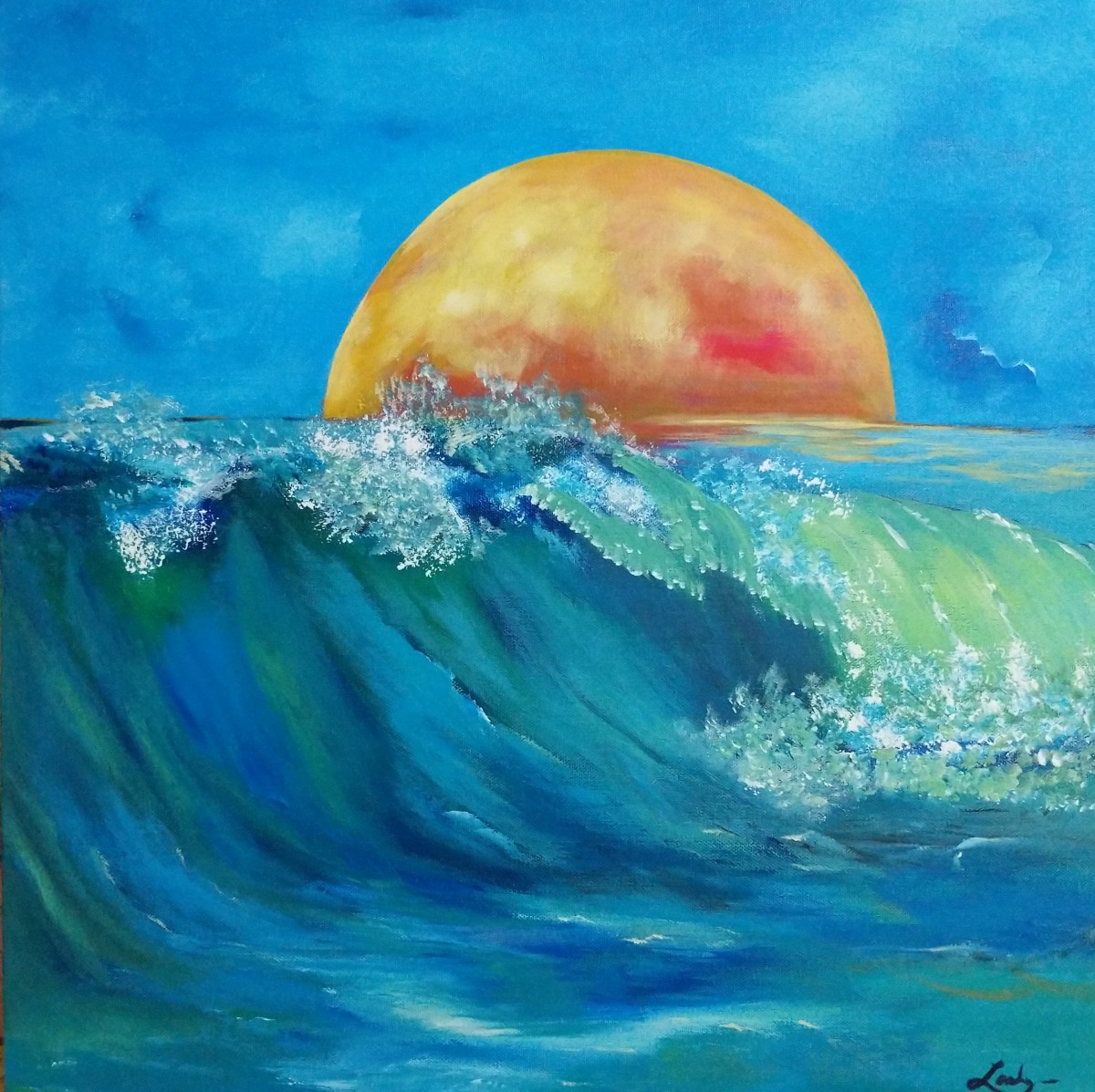 Blue Wave by Lora Wood 