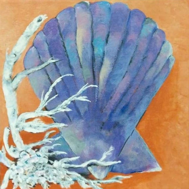 Purple Shell by Lora Wood 