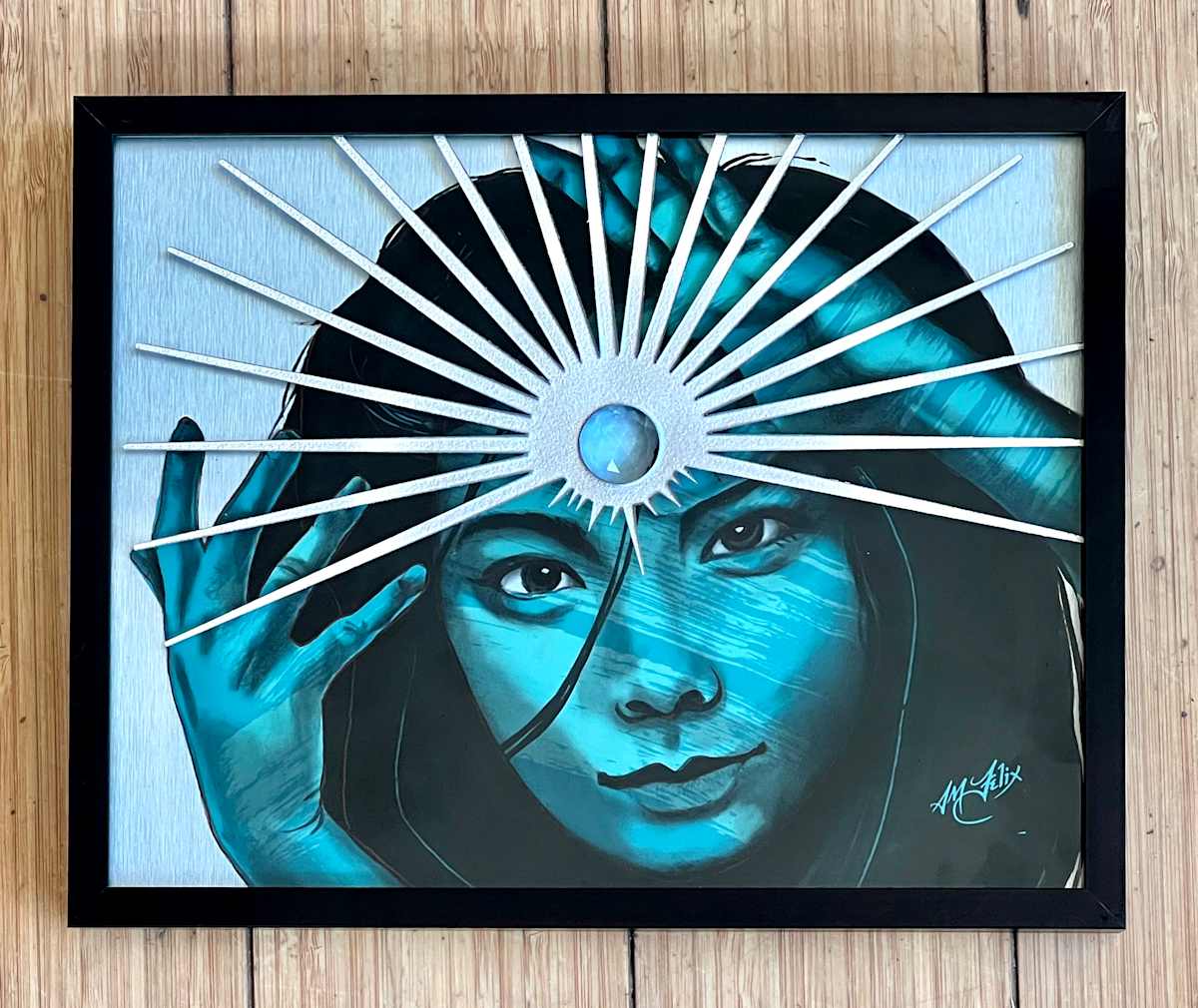 "Blue Björk" by Sean Michael Felix, Image 1.