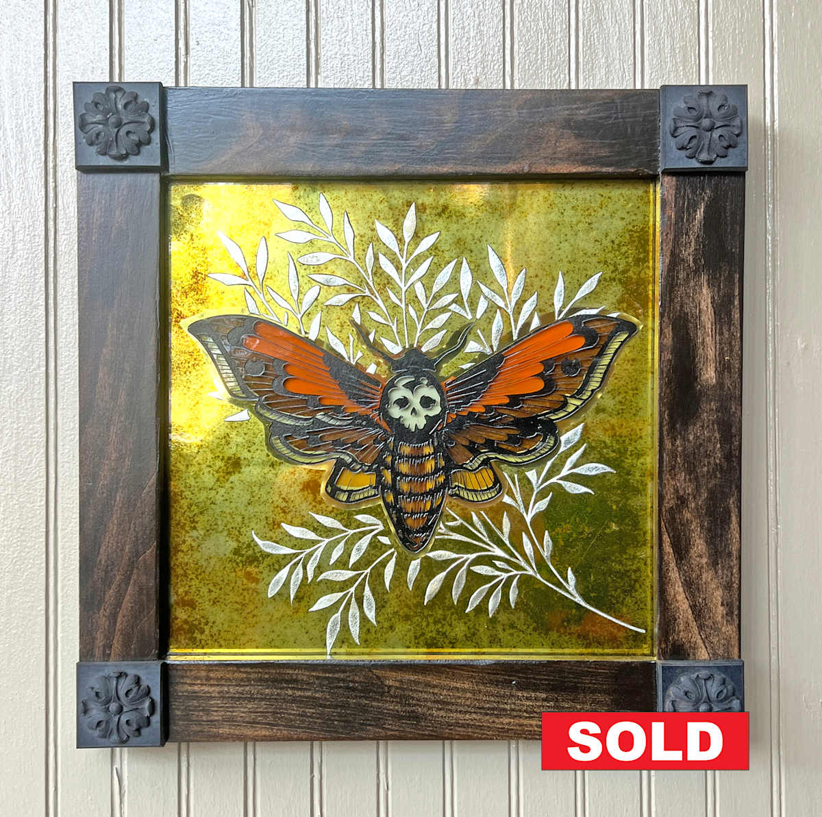 Deaths Head Moth by Sean Michael Felix 