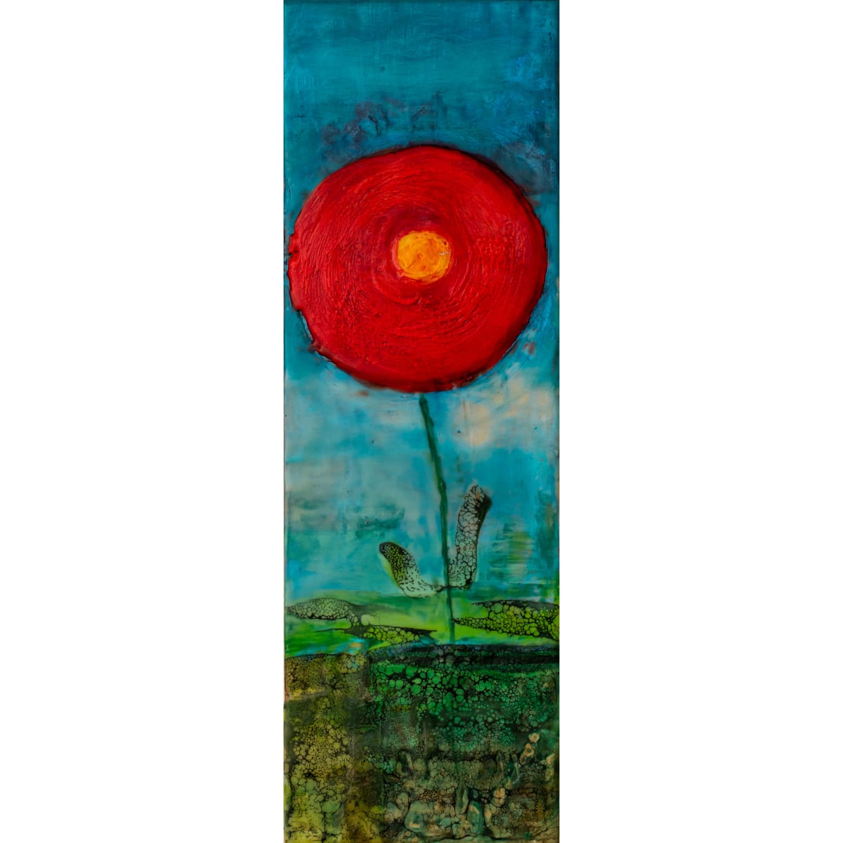 Amapola Roja - Red Poppy by Dora Ficher 