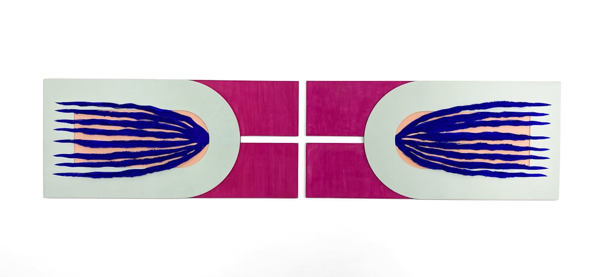 Mirrored Split Meander (Palmetto) by Elspeth Schulze 