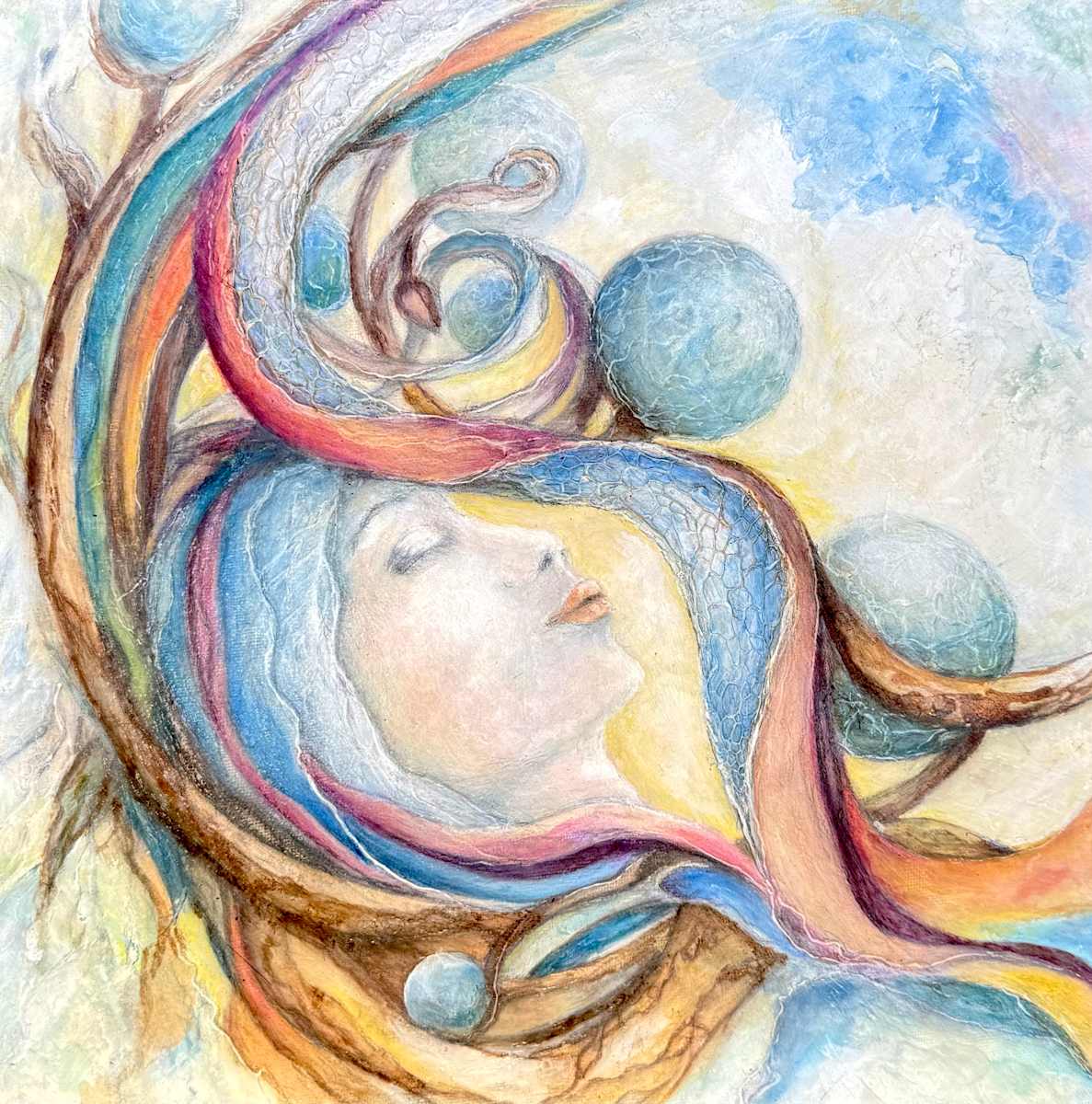 Dreamcatcher - A vision of what we hold — and what we let go. by Danuta  Bennett, Image 1.