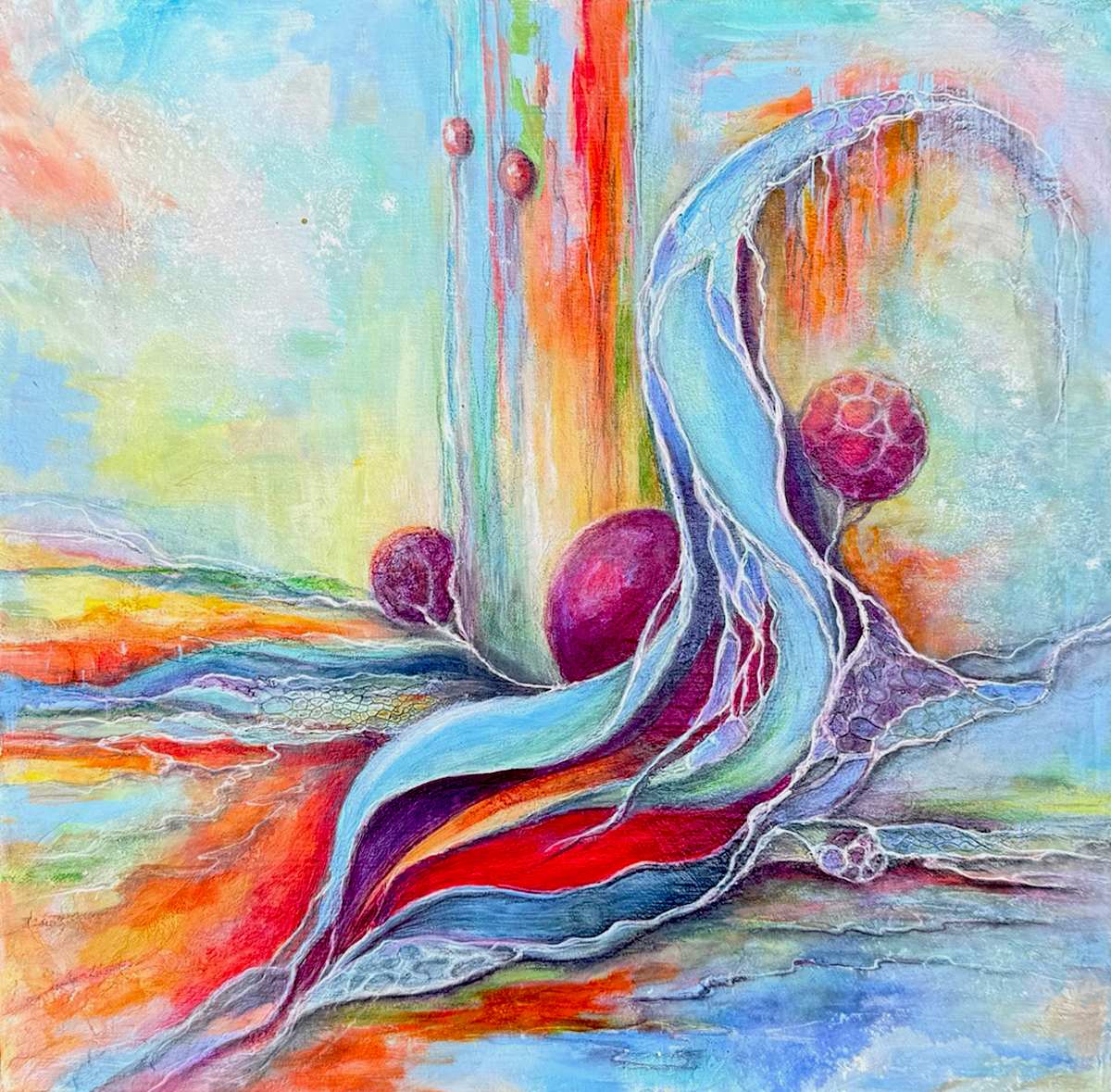 The River Learns the Sky by Danuta  Bennett, Image 1.