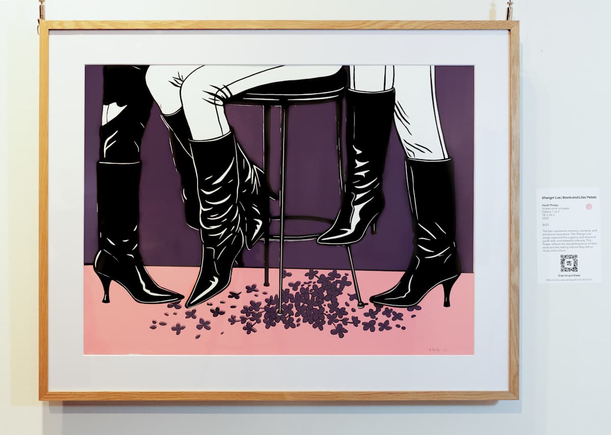 Shangri-Las | Boots and Lilac Petals by Heidi Phelps, Image 2.