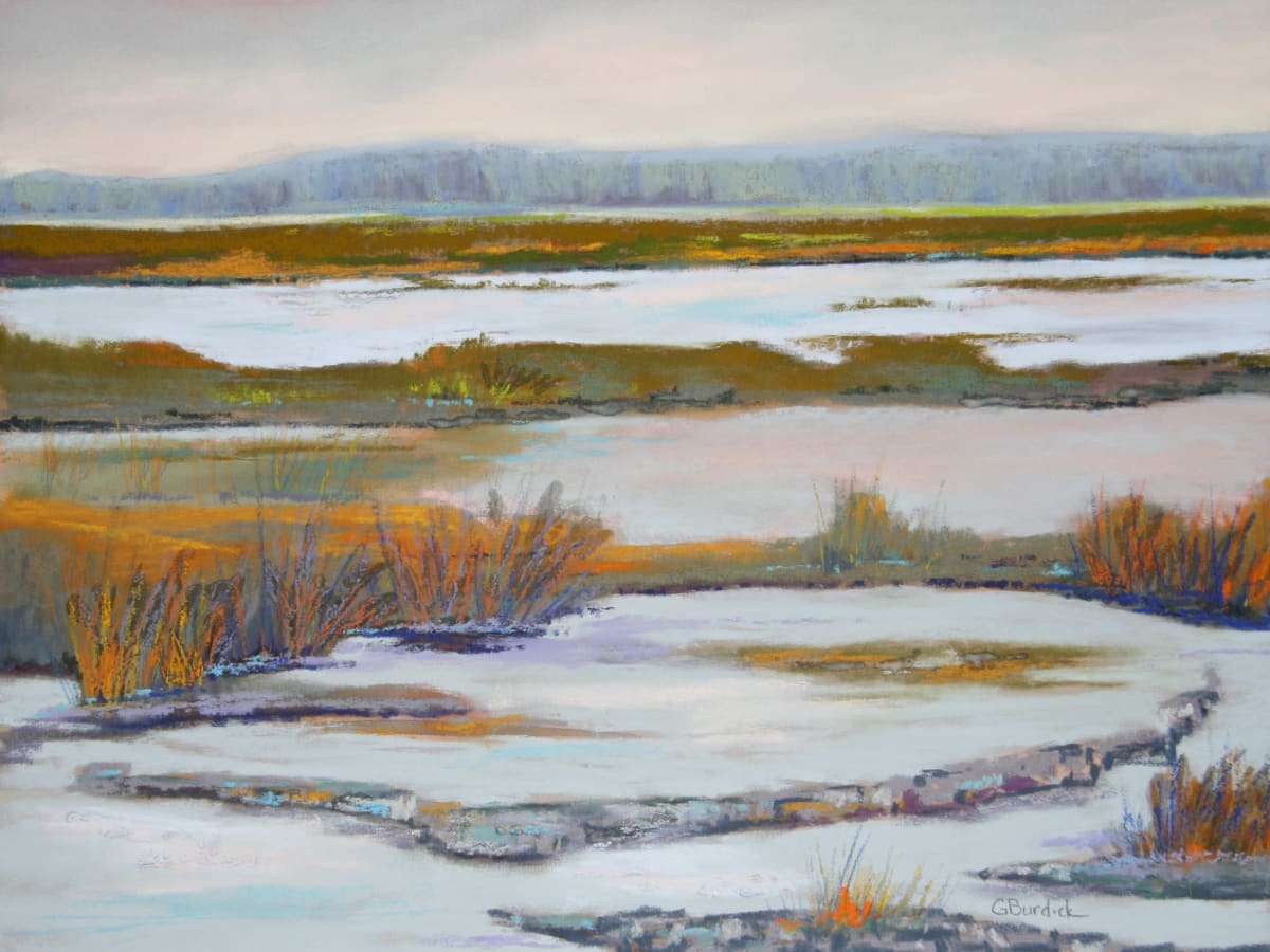 August Morning Reflection by Ginny Burdick 