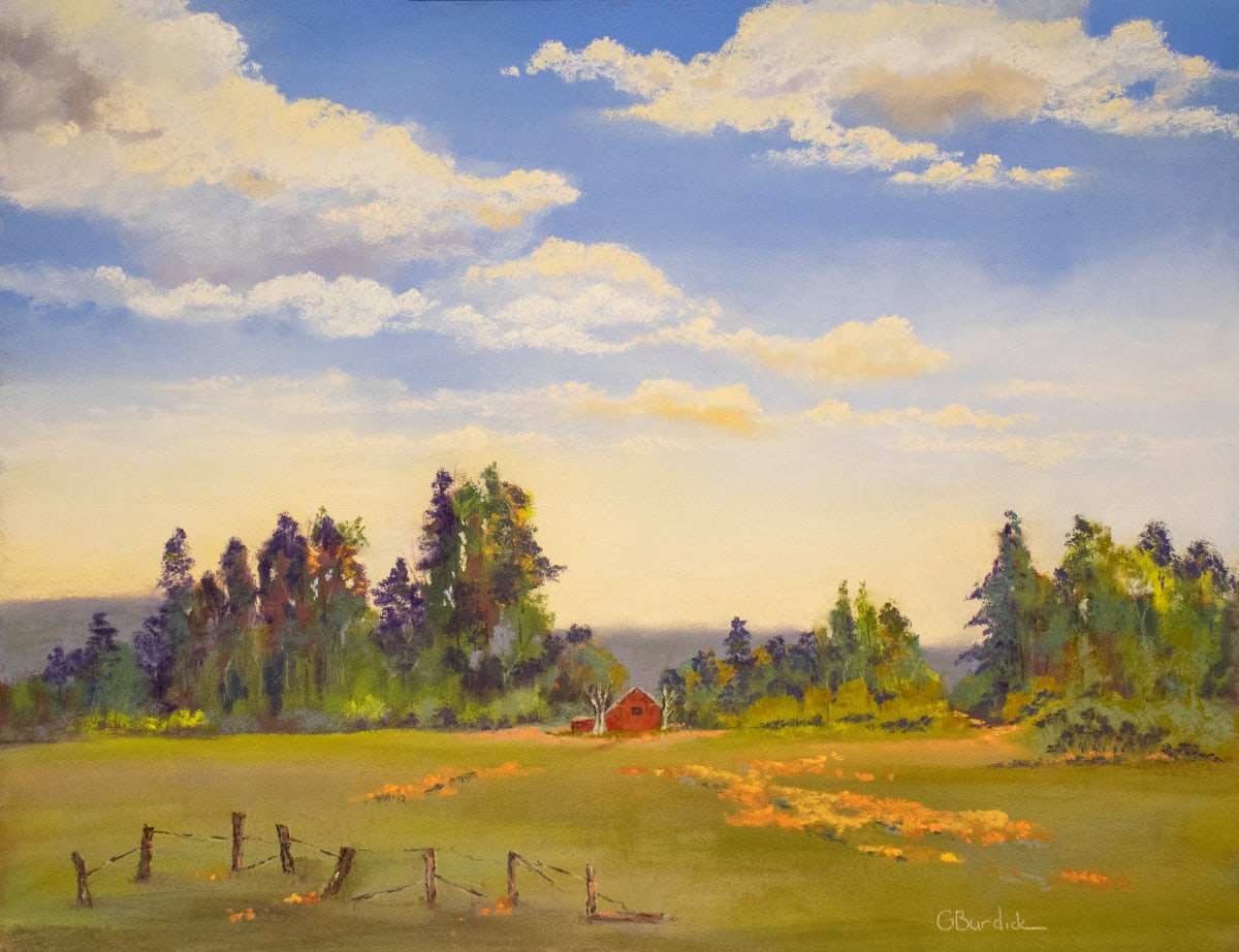 Behind the Red Barn by Ginny Burdick 