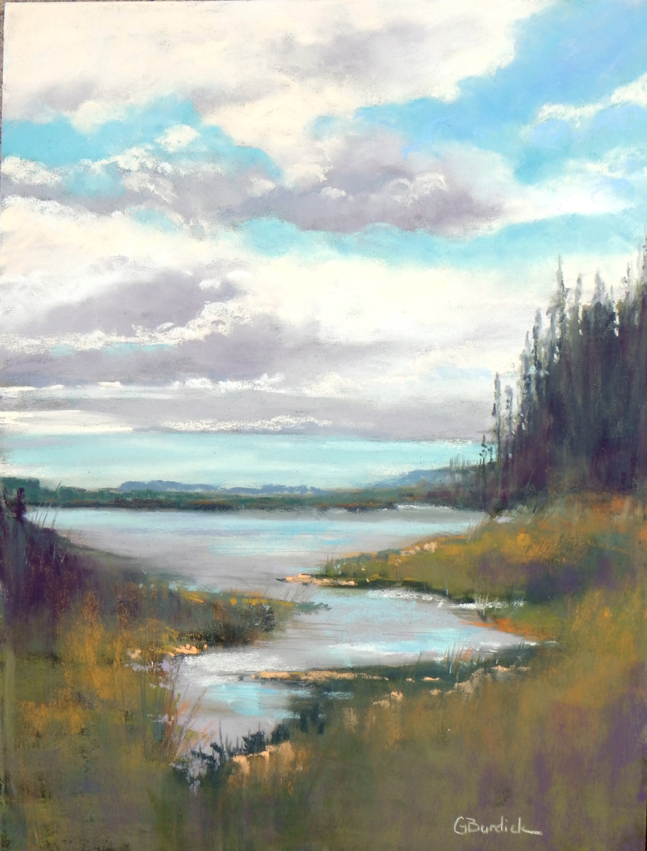 Clouds Beyond the Horizon by Ginny Burdick 