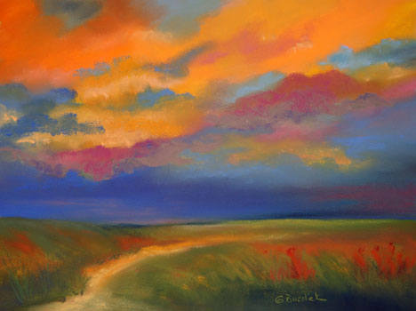 Evening Stroll by Ginny Burdick, Image 1.