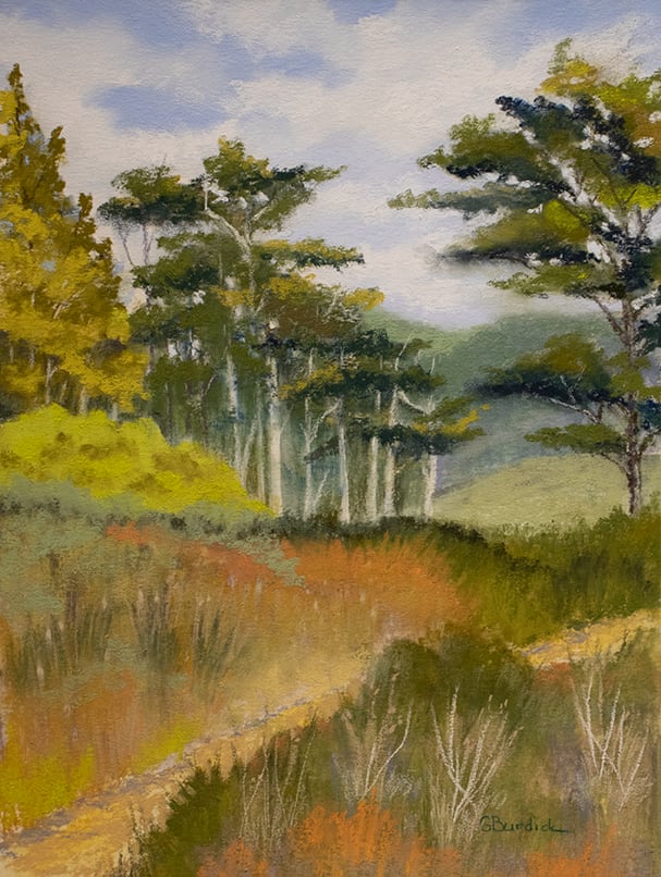 Hillside Stroll by Ginny Burdick 