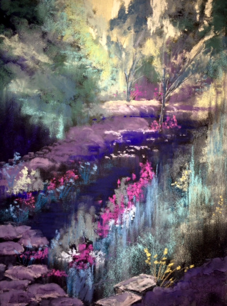 Lewis Creek Moment by Ginny Burdick 