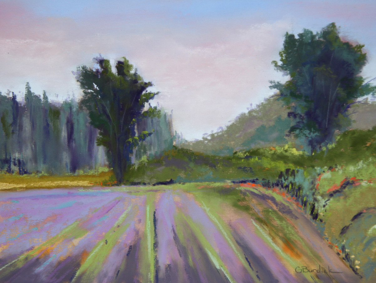 Looking Across the Fields by Ginny Burdick 