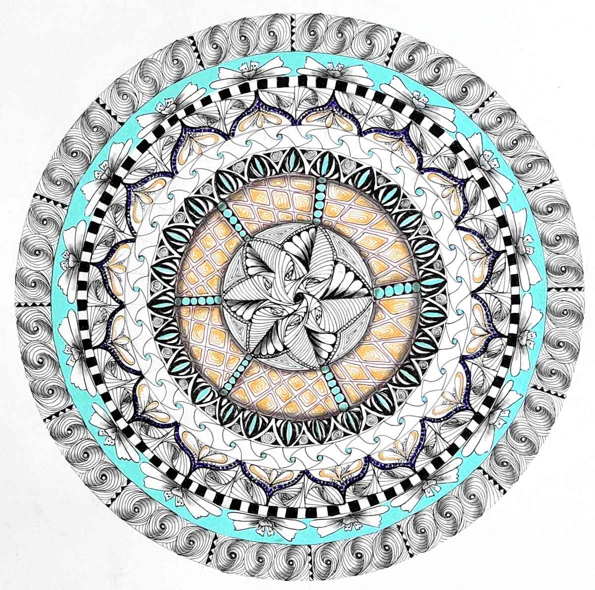 Mandala 1 by Ginny Burdick 