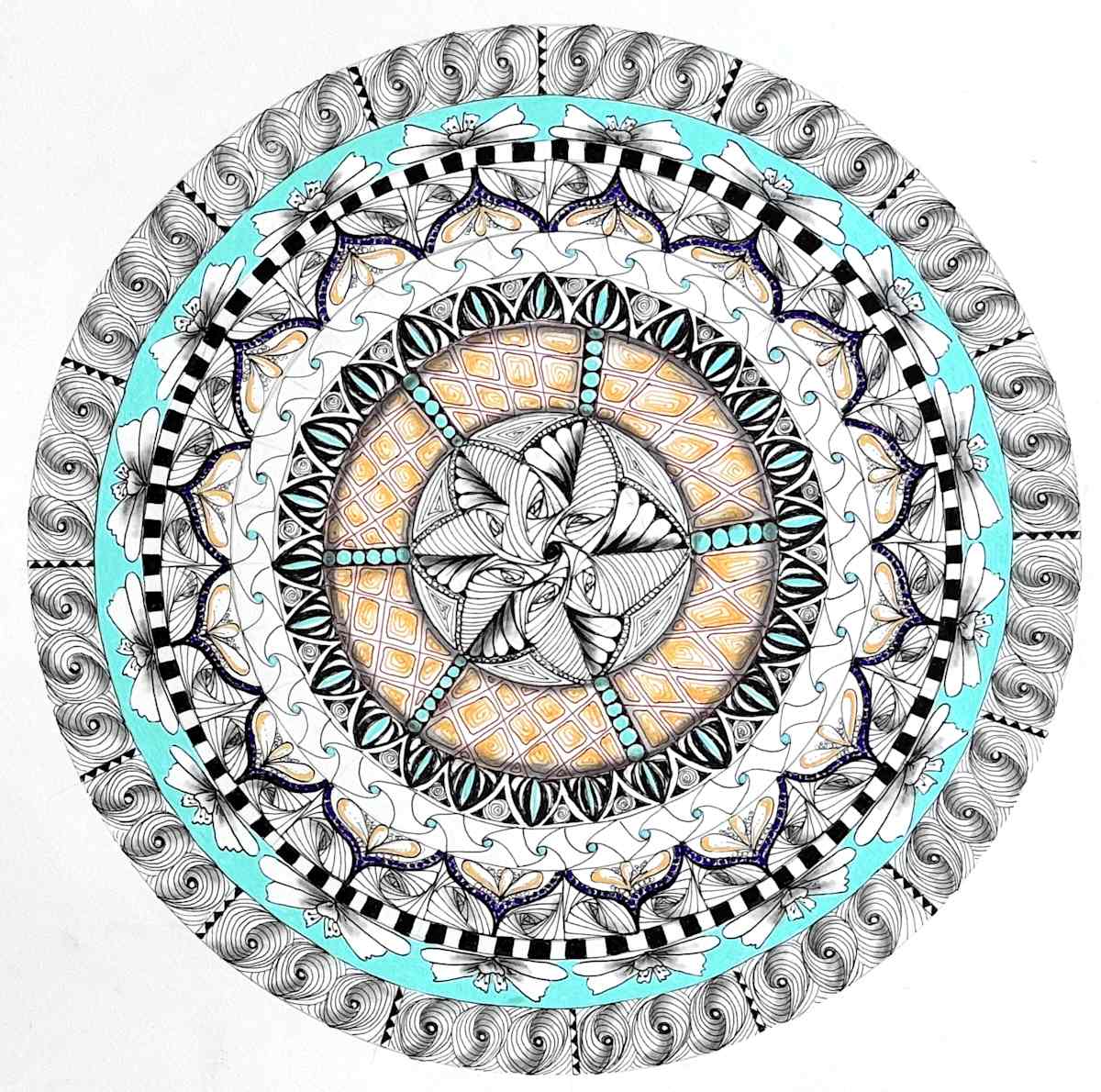 Mandala 1 by Ginny Burdick, Image 1.