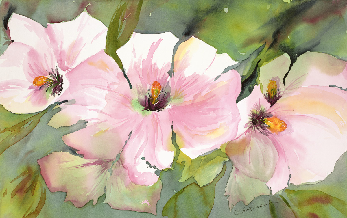 Pink Ladies by Ginny Burdick 