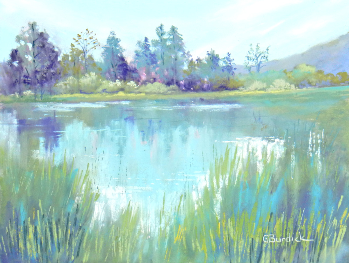 Reflections in the Pond by Ginny Burdick 