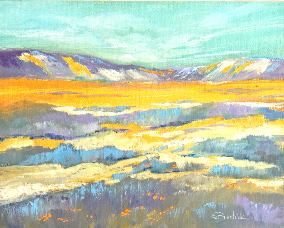 Wildflowers Along the Coastal Range by Ginny Burdick 