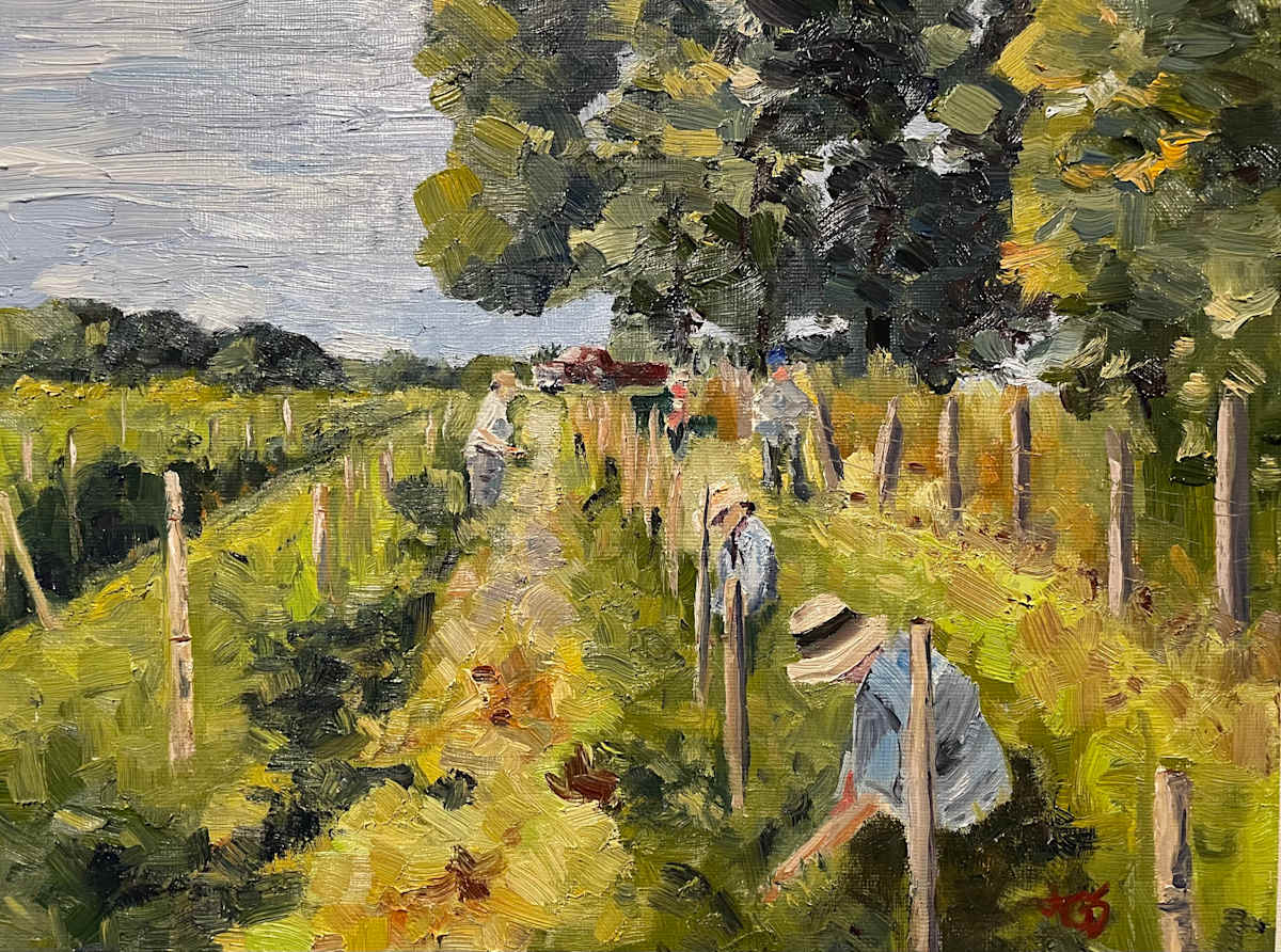 Gleaners at Stoney Lane Farm by Jennifer Gorman-Strawbridge 