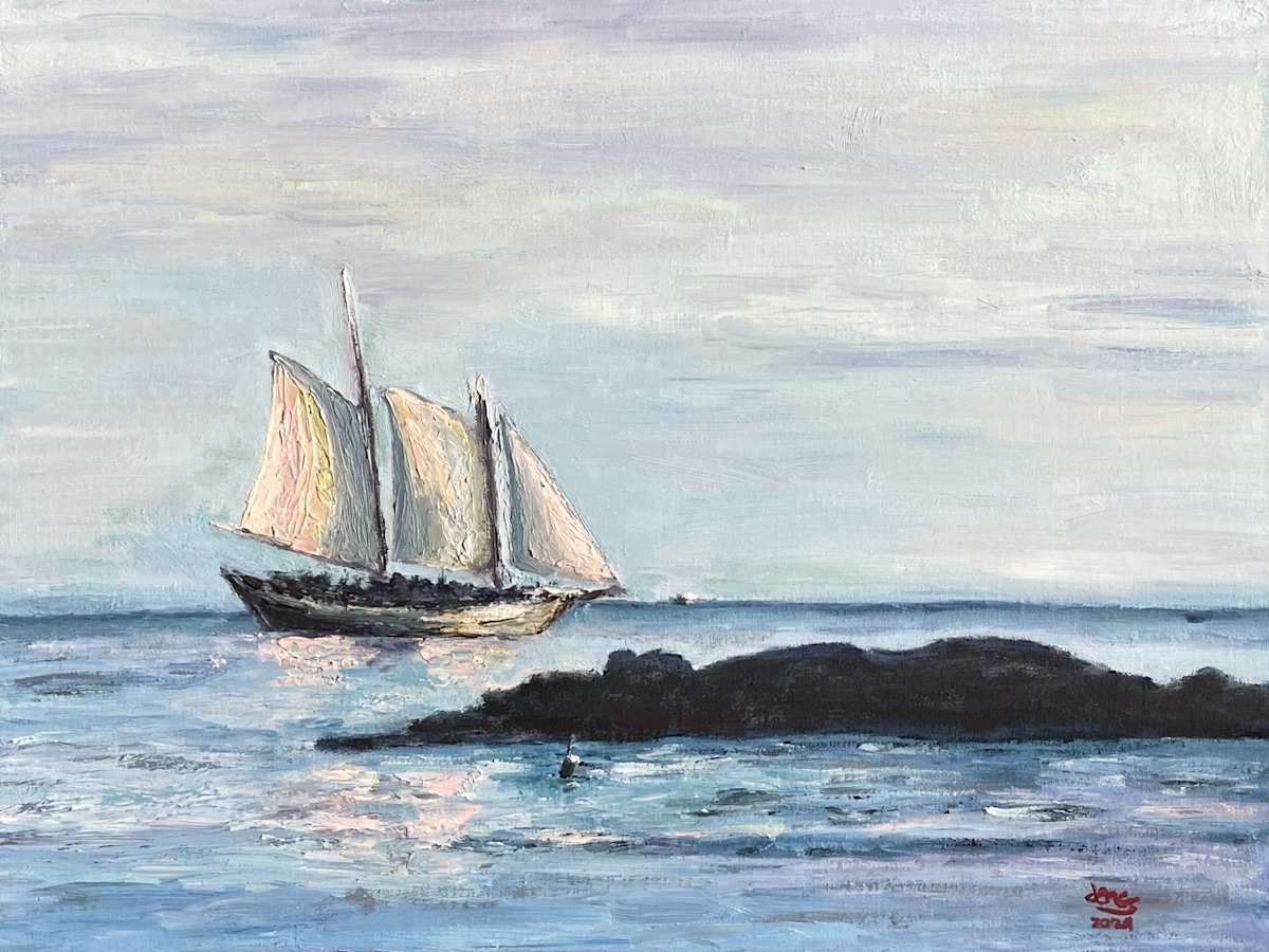 Eastwind Schooner by Jennifer Gorman-Strawbridge 