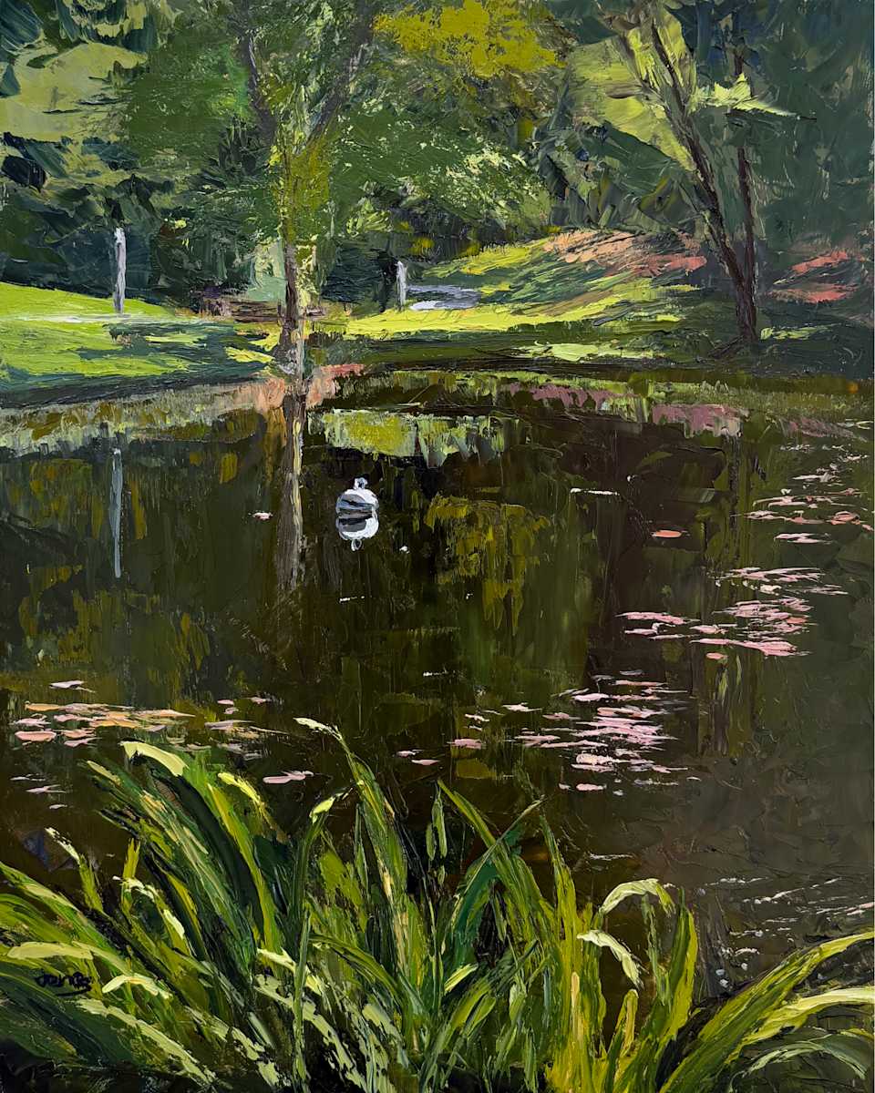 Reflections on a Giving Pond by Jennifer Gorman-Strawbridge, Image 1.