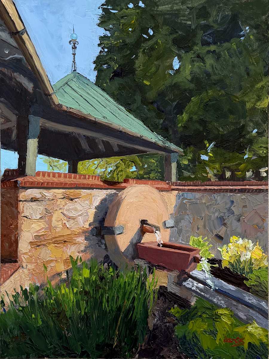 Sunlit Courtyard by Jennifer Gorman-Strawbridge, Image 1.