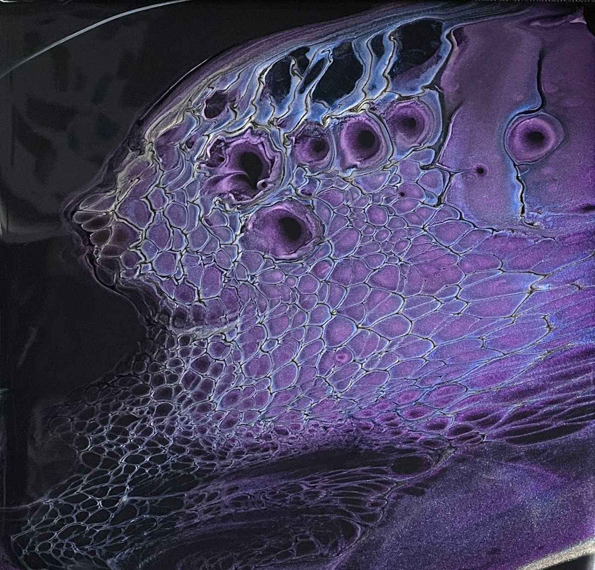 Abyssal Empress by Martin Relton  Image: Abyssal Empress - Acrylic on tile