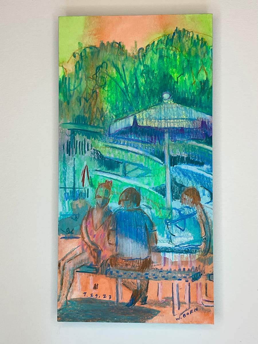 Pool Family by Wendy Born  Image: Summer Pool Series