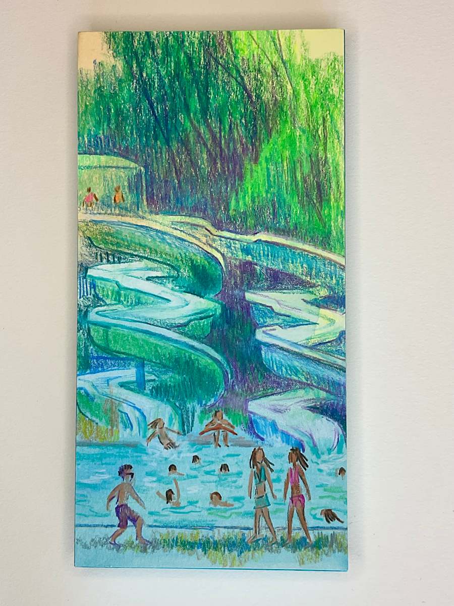 Double Slide Verona Pool by Wendy Born 