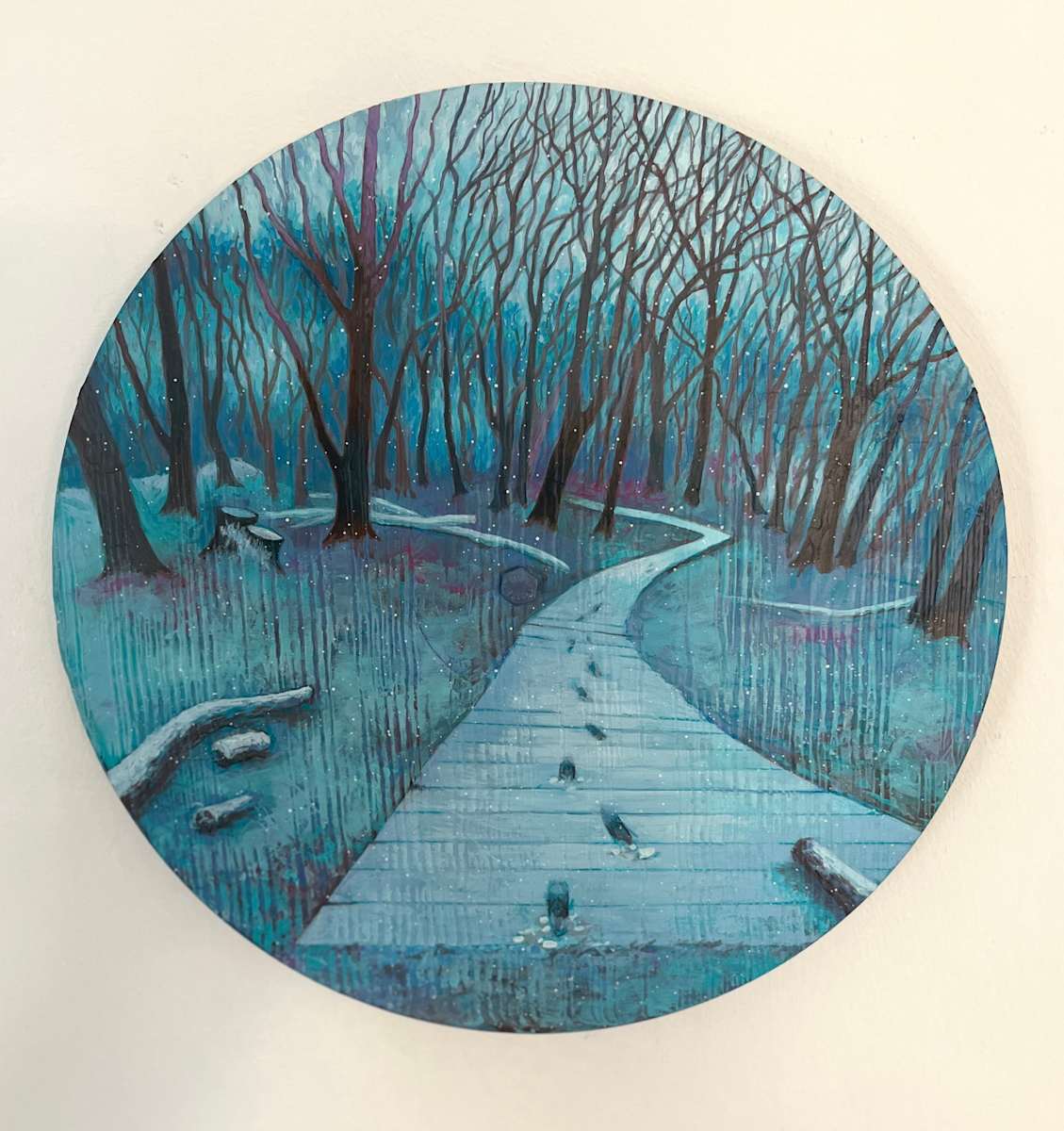 Bridging Beliefs, Winter Landscape by Wendy Born, Image 1.