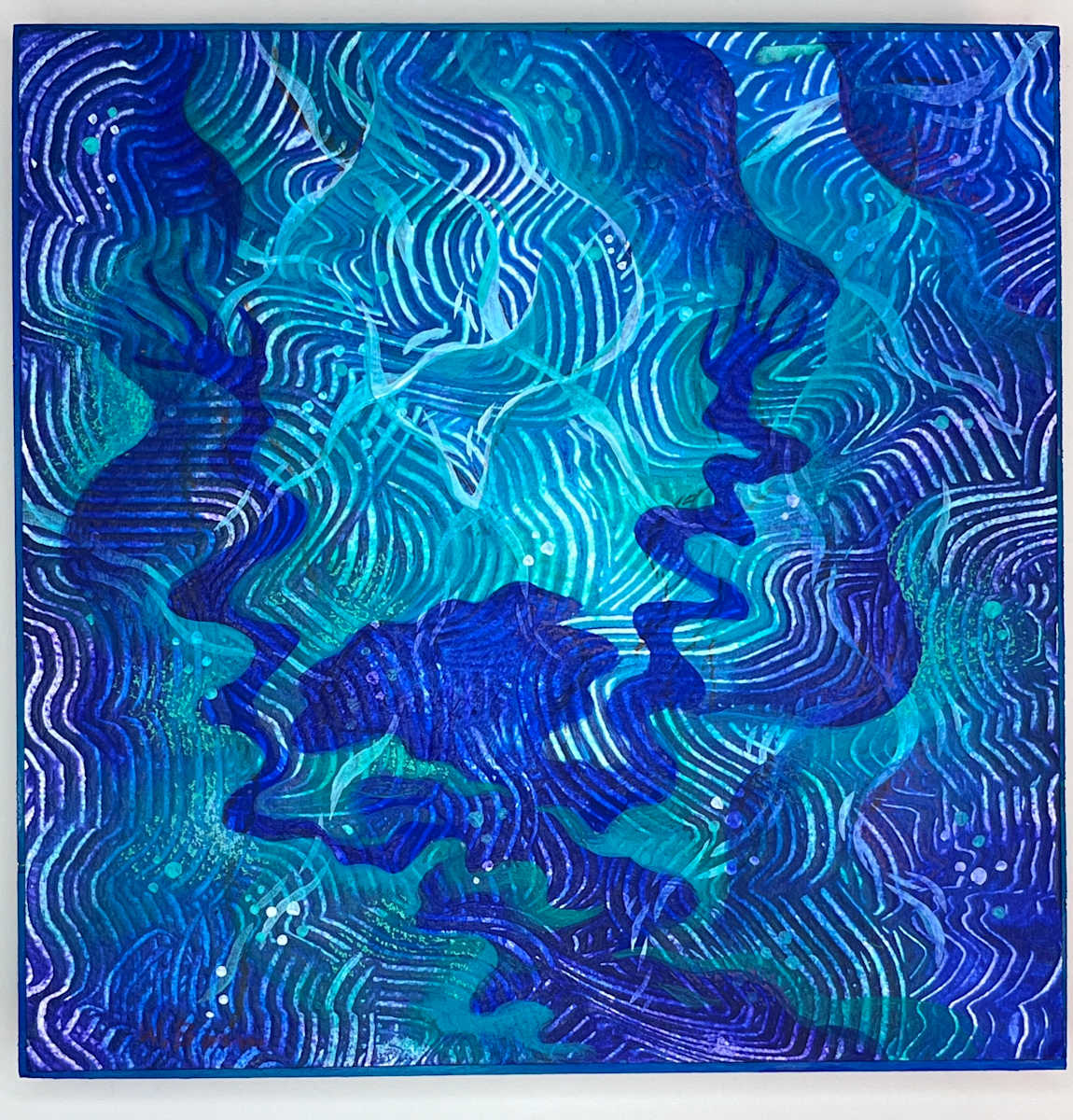 Swim Staycation by Wendy Born  Image: Swim Staycation, 8x8" front view