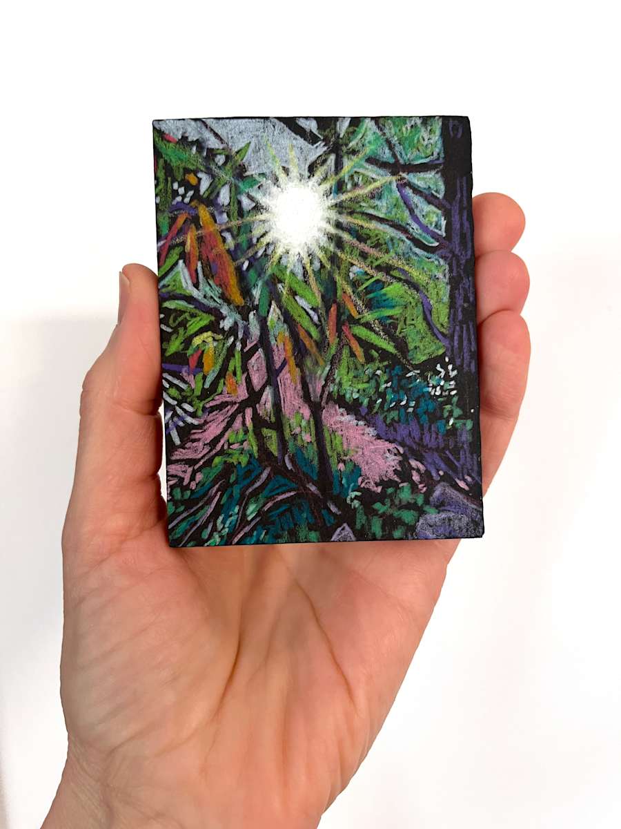 Sun Tangled, Miniature Landscape by Wendy Born  Image: Sun Tangled, Miniature Landscape FRONT