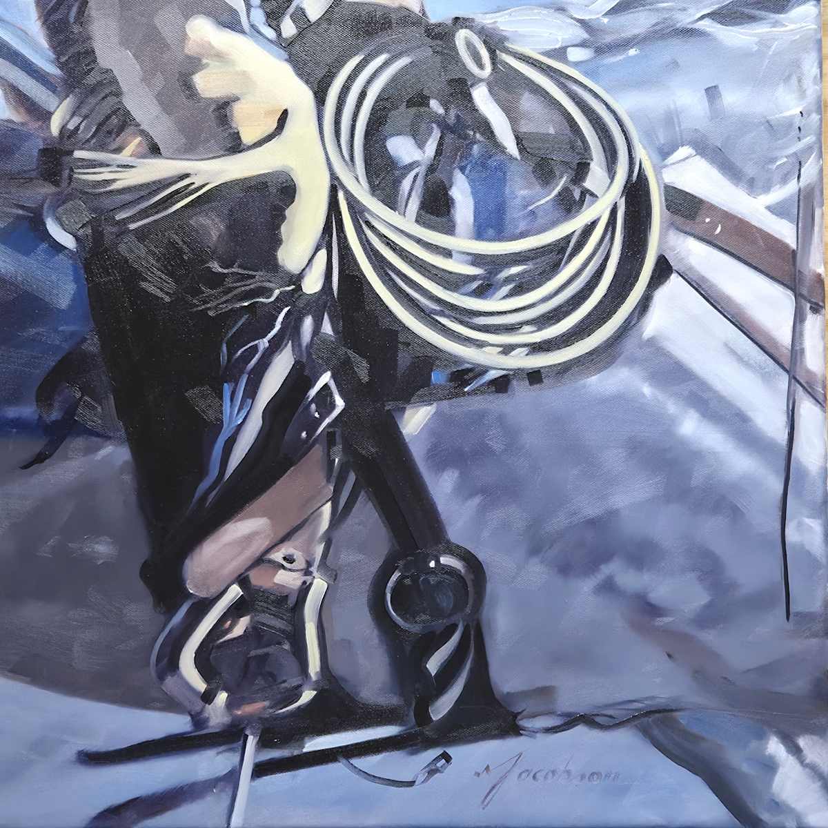 Cowboy close-up by Matthew Jacobson, Image 1.