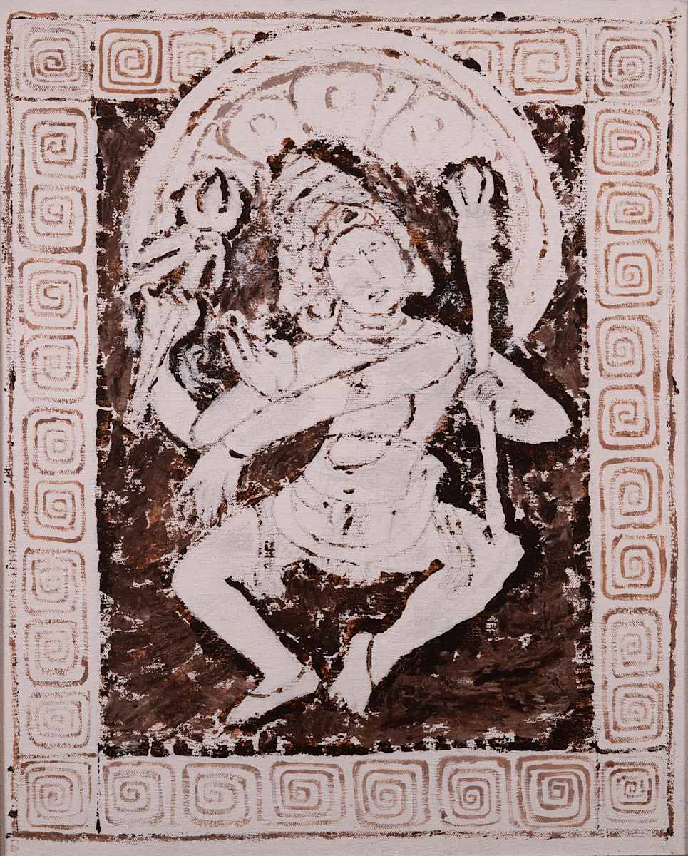 Dancing Diety by Aditya Prakash (1924-2008) 