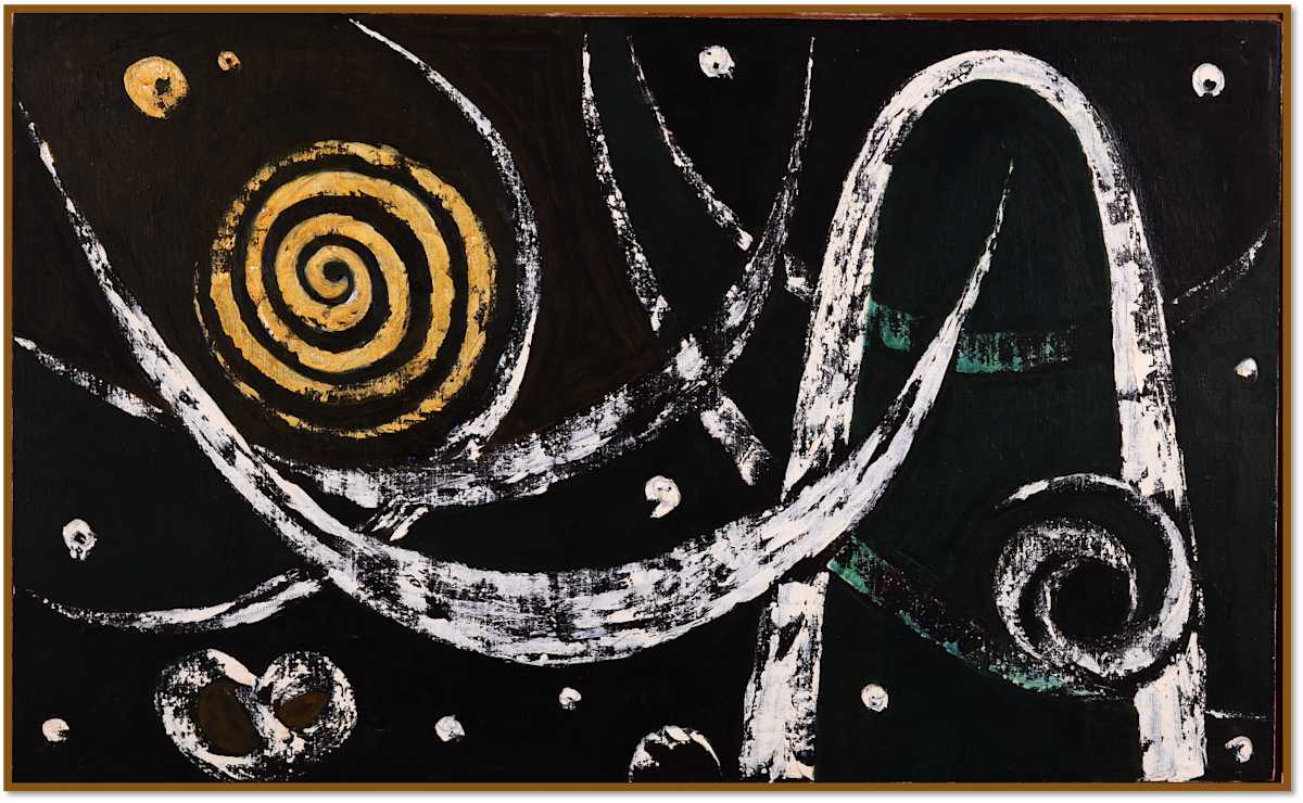 Abstract Night-Time Swirls by Aditya Prakash (1924-2008), Image 2.