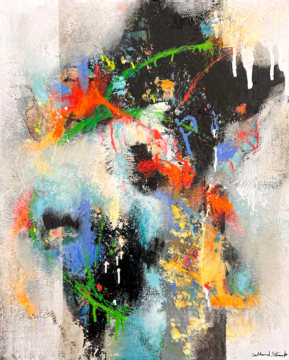 Revival of Destruction by Mary Ellen Calland Strack  Image: Acrylic Mixed Medium