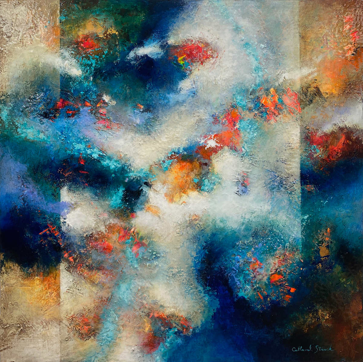 Energy Flow Series, Embrace Me by Mary Ellen Calland Strack, Image 1.
