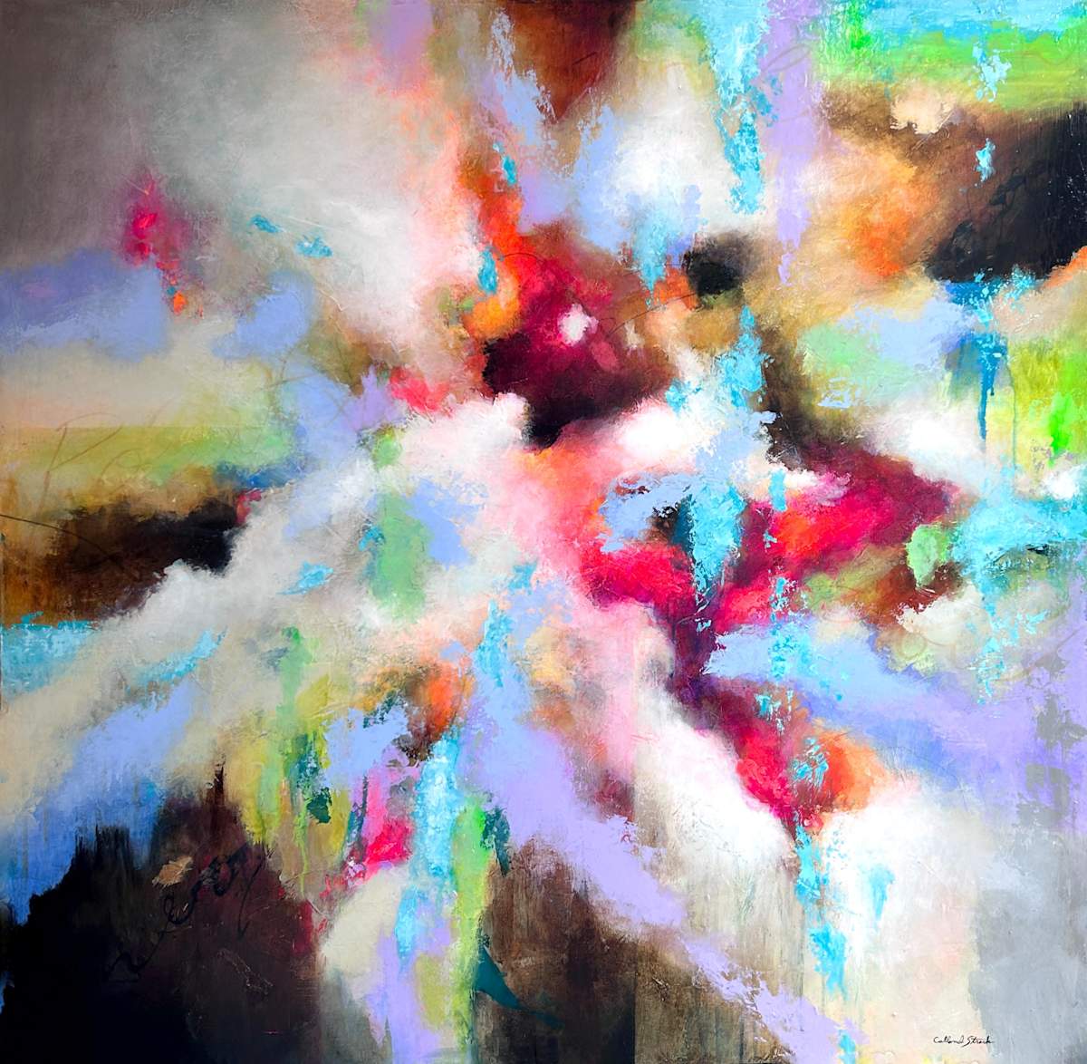 Here Comes The Spring by Mary Ellen Calland Strack  Image: When Winter thaws and Spring comes to life.