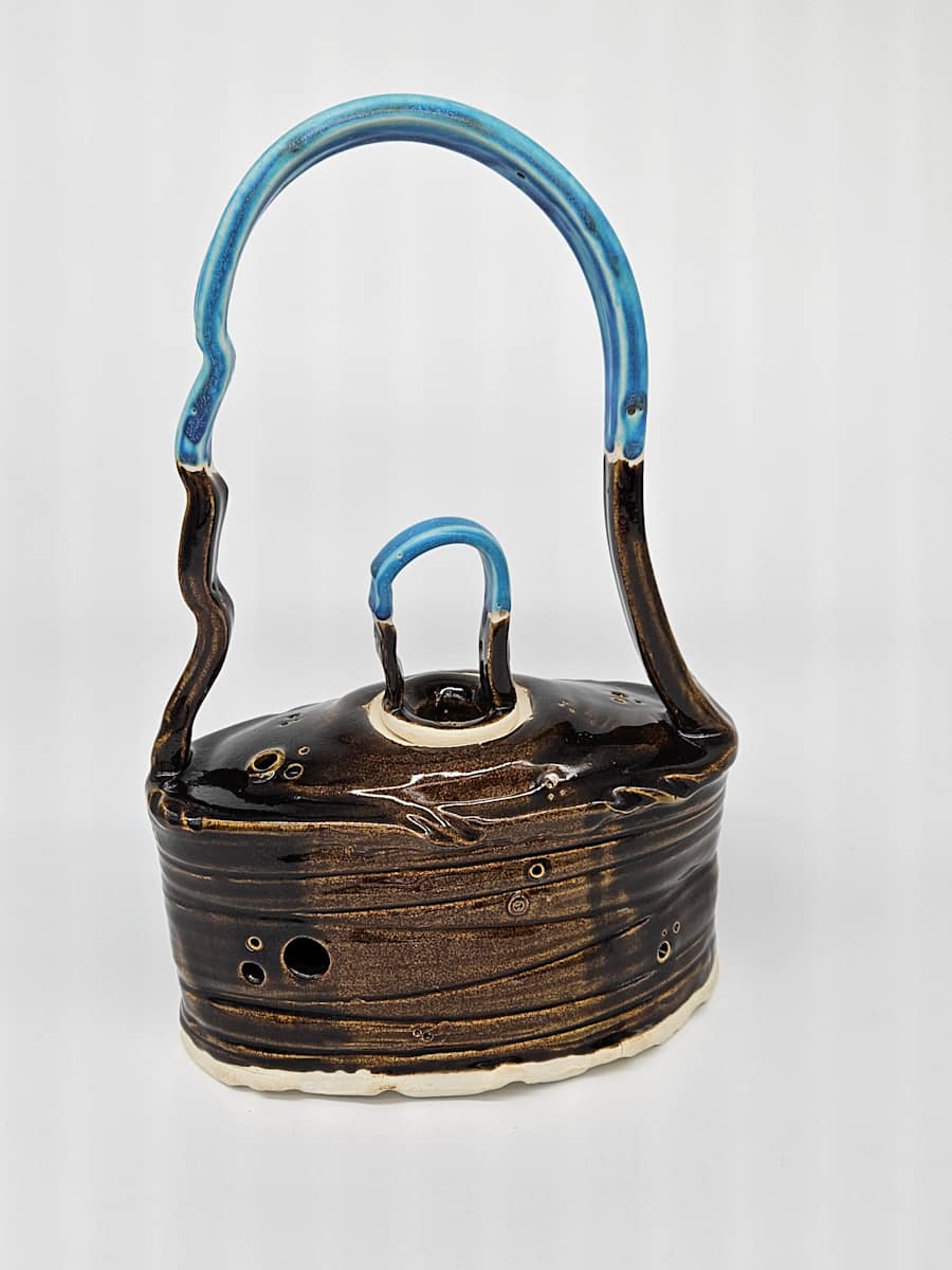 Life Vessels: Clay Bag Series - Sky Blue by JOHN GOOD, Image 1.