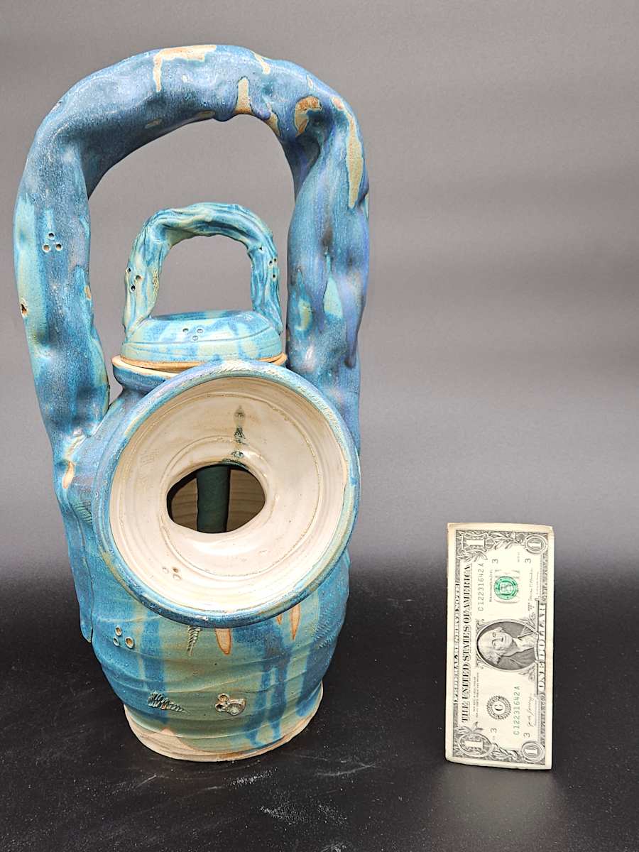 Life Vessels: Unusable Teapot Series - Blue Monday by JOHN GOOD 