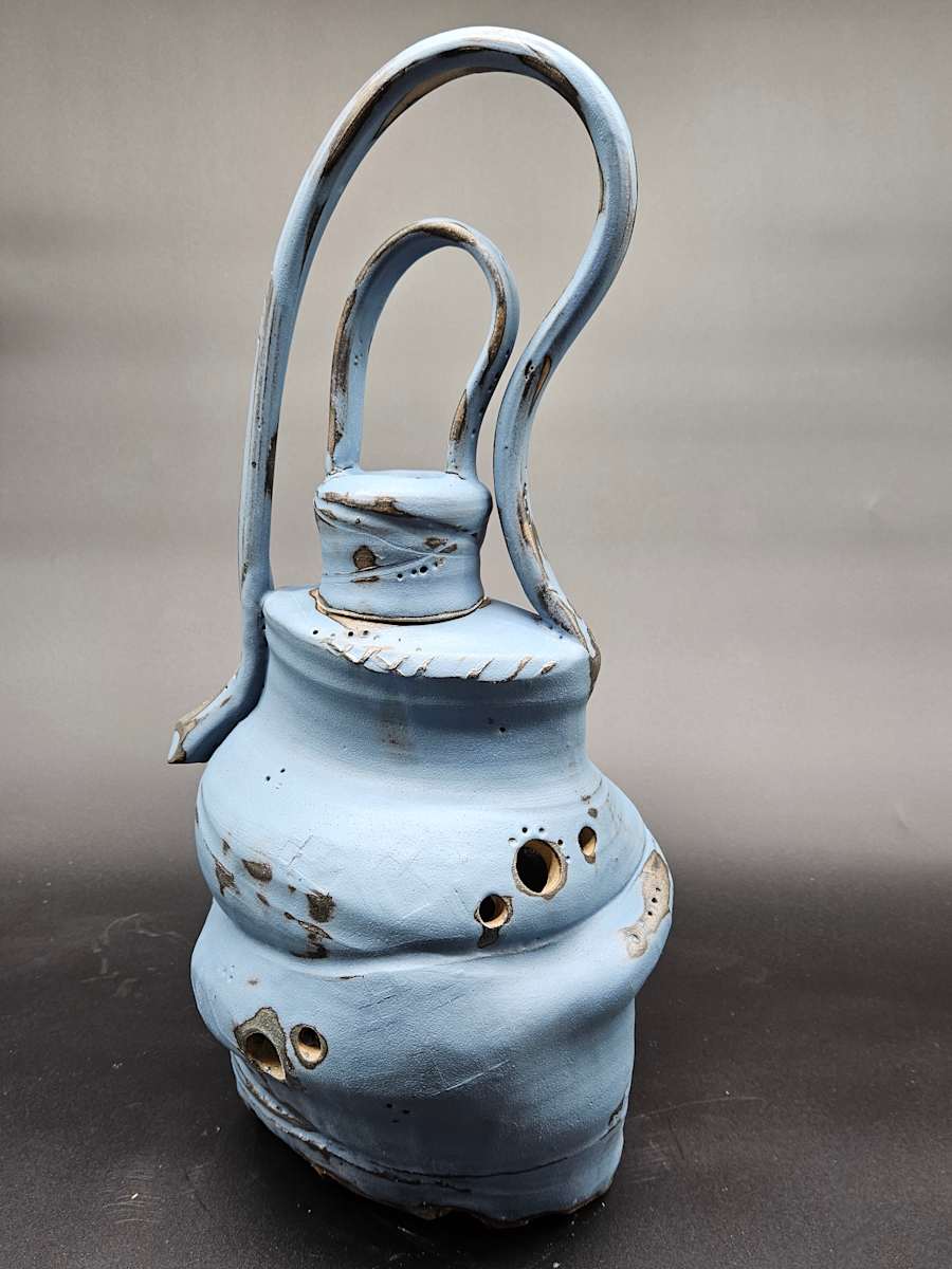 Life Vessels: Clay Bag Series - Rainy Days and Mondays by JOHN GOOD, Image 1.