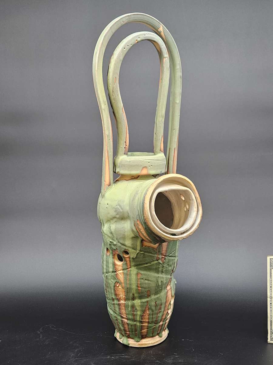 Life Vessels: Unusable Teapot Series - Freddie #1 by JOHN H GOOD 