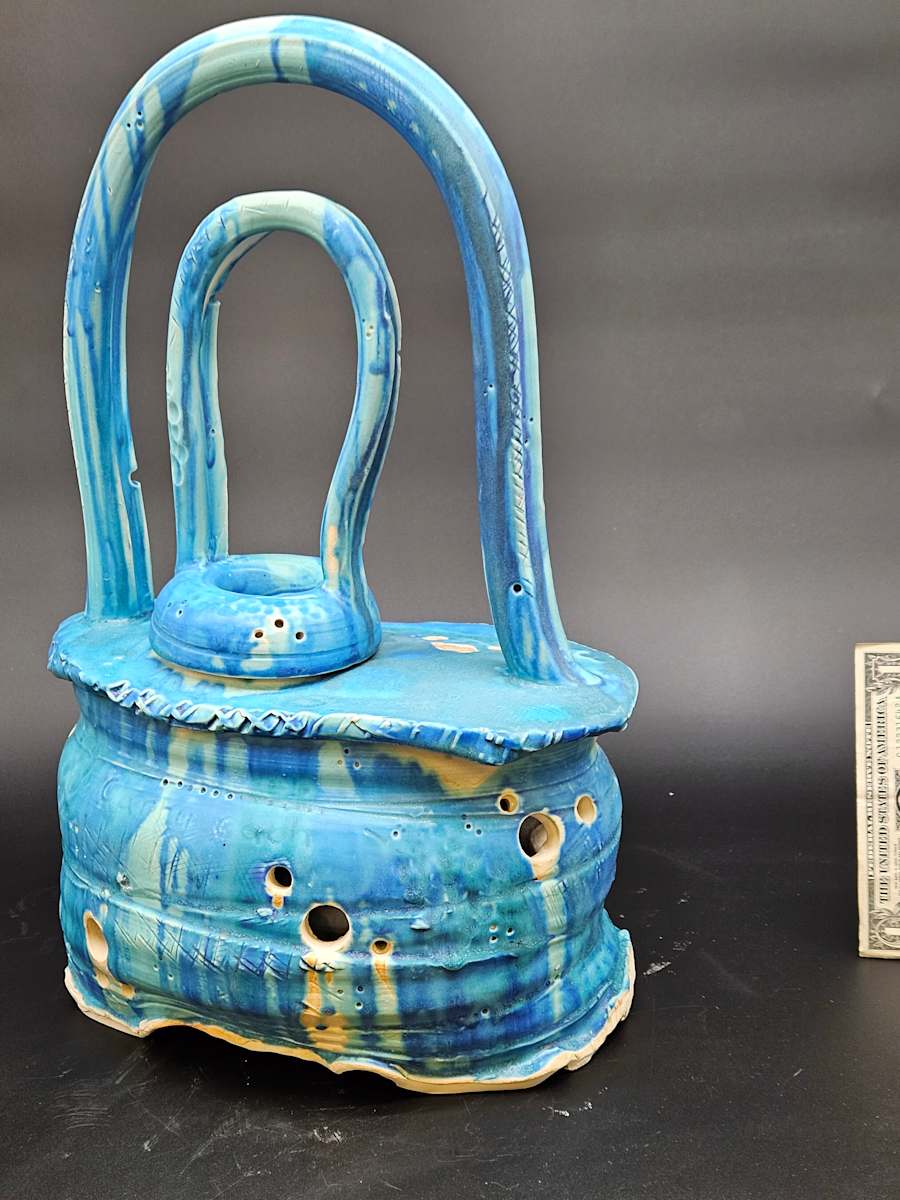 Life Vessels: Clay Bag Series - Caribbean by JOHN H GOOD, Image 1.