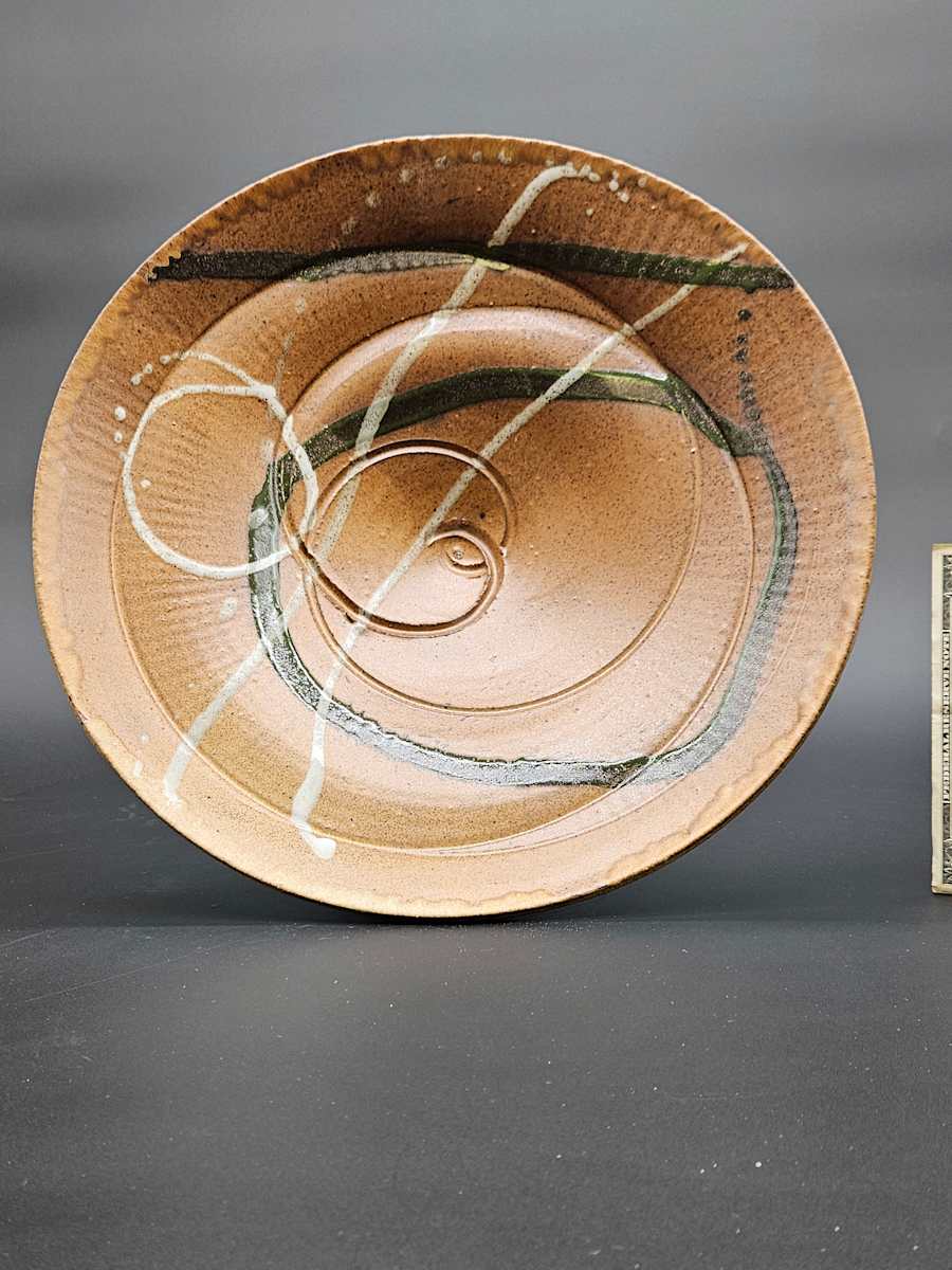 Life Vessels: Tempest Bowl Series - White Circle, Green Circle by JOHN H GOOD 