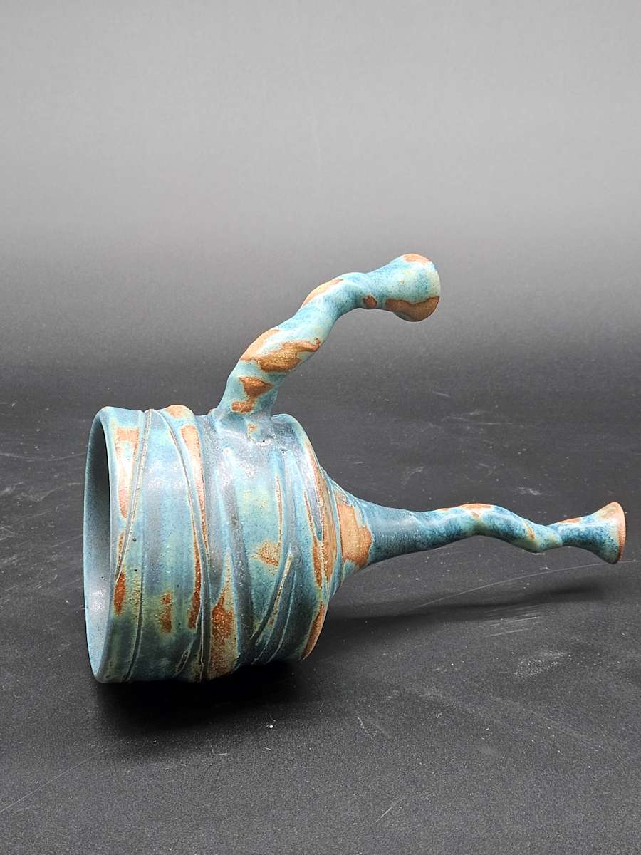 Mingling Mug: Blue Denim by JOHN GOOD 