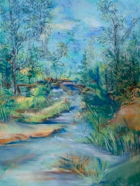 The Spring Creek by Barbara Wentzell Jaquith, Image 1.